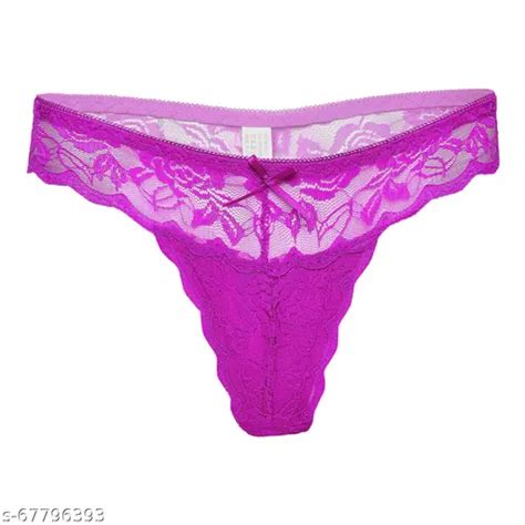 Gopalvilla Women Thong Pink Panty