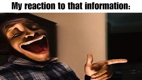 ️ my reaction to that information youtube