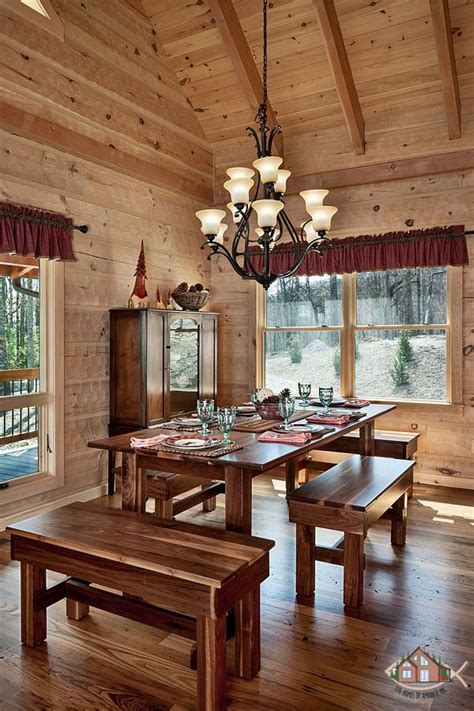 Log Cabin Dining Room Furniture Mountain Vacation Home