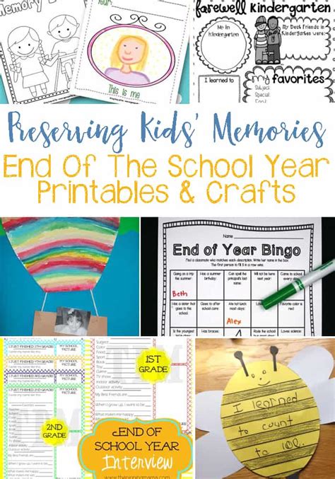 Another christmas craft for toddlers that is so simple yet can have such a stunning end result. Preserving End Of The School Year Memories With Printables & Crafts