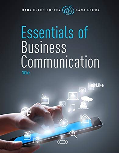 Essentials Of Business Communication With Premium Website 1 Term 6