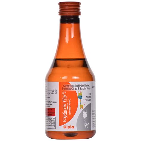 Ciplactin Plus Bottle Of 200 Ml Syrup Health And Personal Care