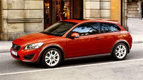 Hatchback Red Car Volvo C30 Wallpaper Resolution 1920x1080 ID