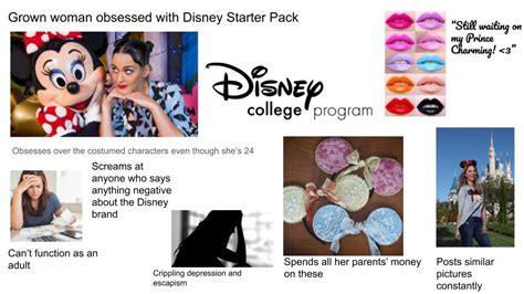 Grown Woman Obssessed With Disney Starter Pack Rstarterpacks