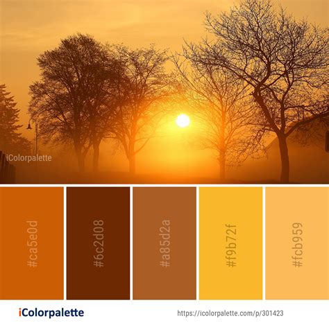Sunset Color Palette Sunrise Colors Colour Pallette Colour Schemes