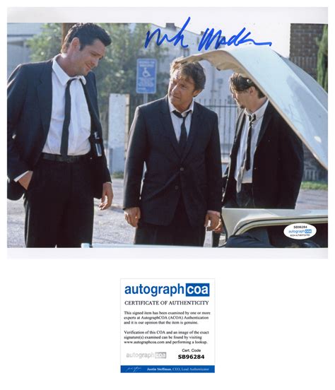 Michael Madsen Donnie Brasco Signed Autograph 8x10 Photo Acoa Outlaw