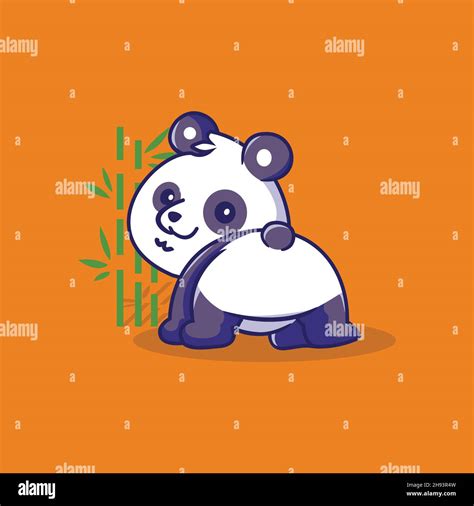 Cute Baby Panda Illustration Stock Vector Image And Art Alamy