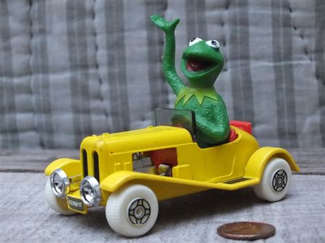 Kermit The Frog Corgi Diecast Metal Car 1979 Muppet Show Jim