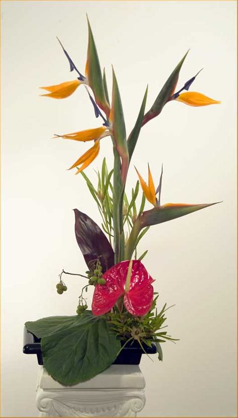 Ikebana Flower Arrangement Yukikos Floral Design Studio