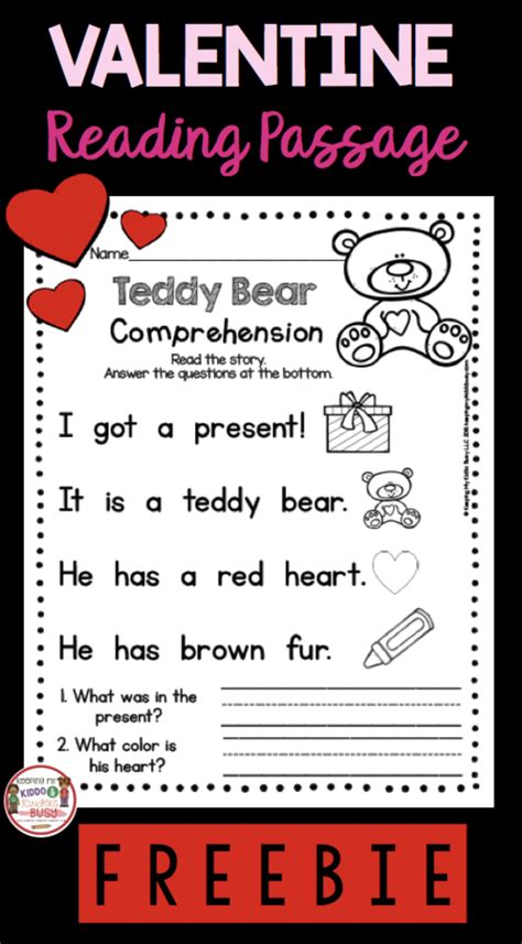 February Reading And Writing Comprehension Freebie — Keeping My Kiddo