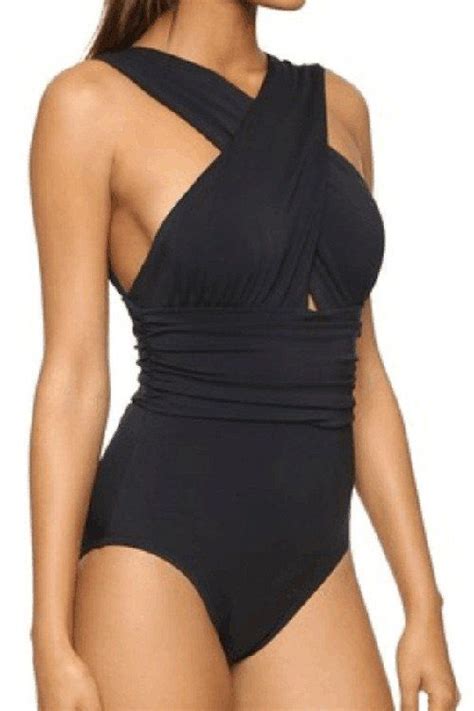 Damen Bademode Feelingirl Monokini Bikini Retro Badeanzug Einteiler