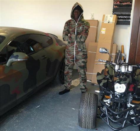 Snapshot Mario Balotelli Has Matching Camouflage Car Quad Bike