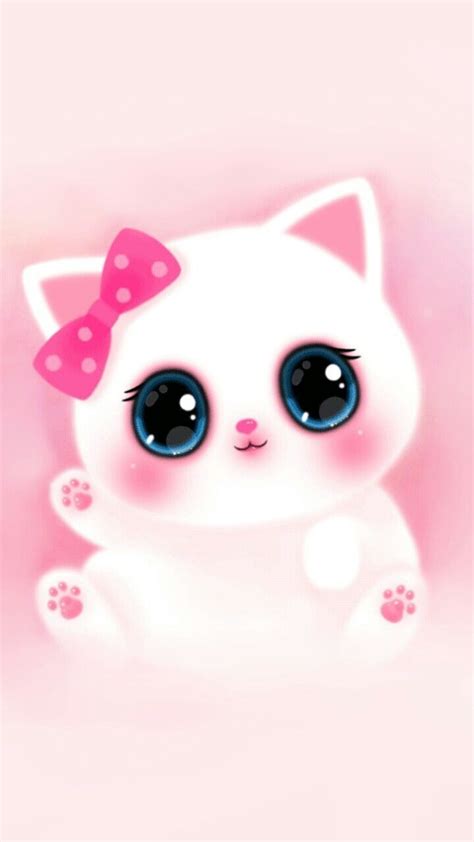 Pink Cute Girly Cat Melody Iphone Wallpaper Cute Girl