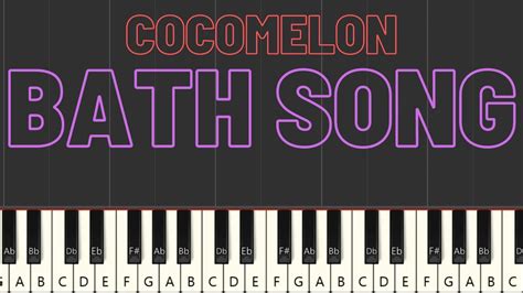 Bath Song Cocomelon Easy Piano Tutorial Youtube