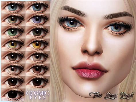 Sims 4 Cosmic Eyes Color N158 Sims 4 Sims 4 Tsr Sims 4 Piercings