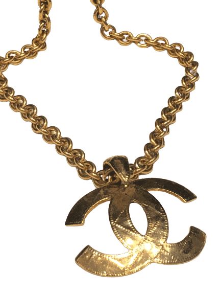 Chanel 1994 Cc Pendant Chain Necklace Vintage Gold Quilted Chelsea