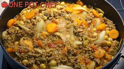 One Pot Beef Mince Curry One Pot Chef Youtube