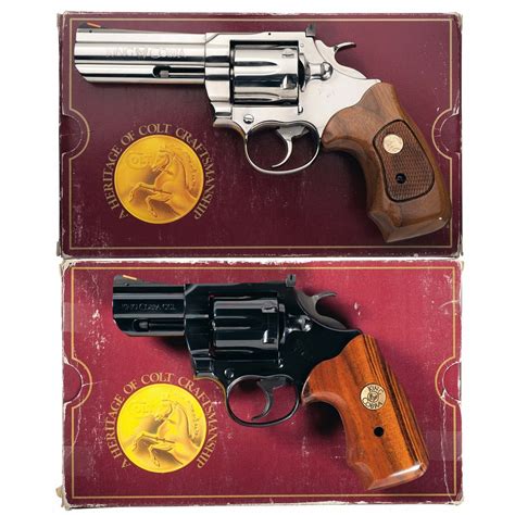 Two Colt King Cobra Double Action Revolvers A Colt King Cobra Double