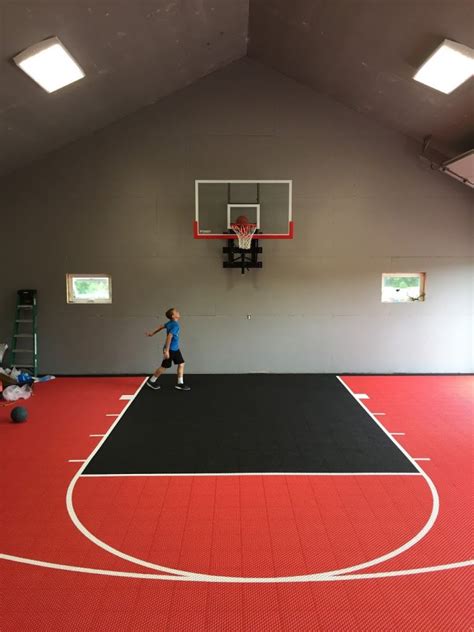 Indoor garage basketball court by sport court | installing. Financial Goal Checkup: My very own basketball court - My ...