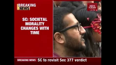 Breaking News Supreme Court To Re Examine Section 377 Criminalising