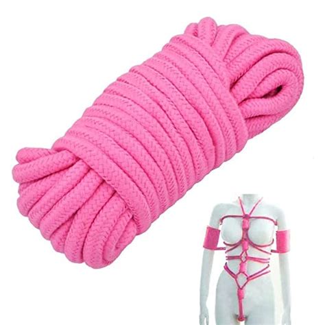Amazon Com Ultra Dna Tm Foot M Long Japanese Bondage Rope Flirting Toys Pink Health