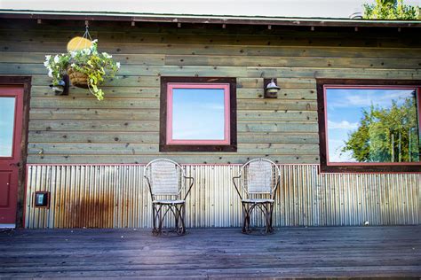 Weathering Steel Corrugated Wainscot Rustic Exterior Other By