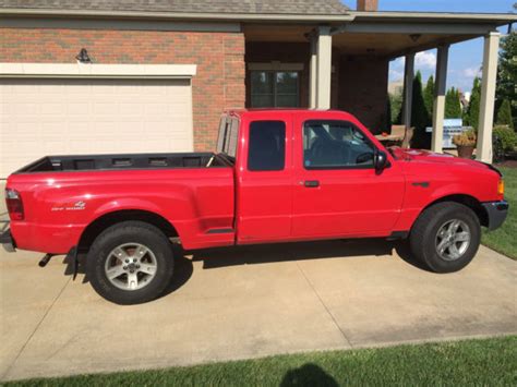 2003 Ford Ranger Edge Extended Cab Pickup 2 Door 40l Red
