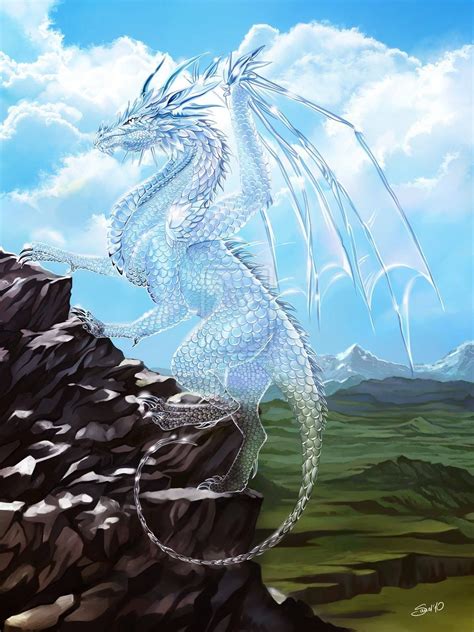 Glass Dragon Beautiful Dragon Dragon Pictures Fantasy Dragon