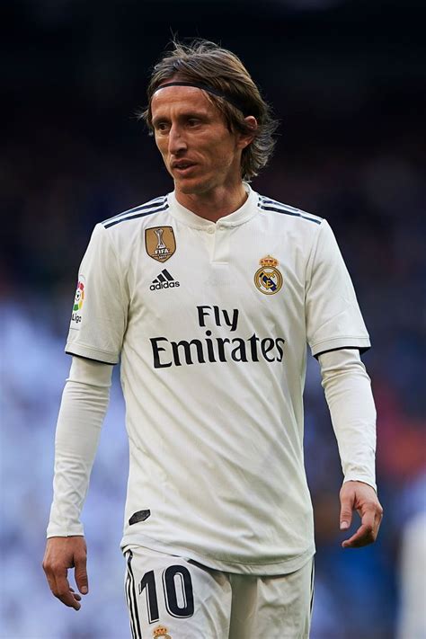 Madrid Spain November 03 Luka Modric Of Real Madrid Looks On During