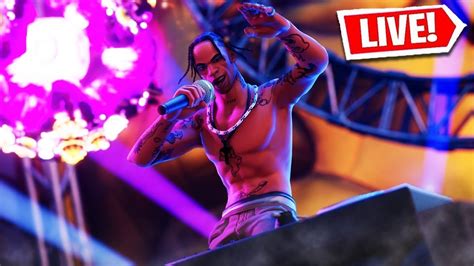 Jacques berman webster ii, known professionally as travis scott, is an american rapper, singer, songwriter, and record producer. Fortnite Travis Scott *Live* Full Concert (No Talking ...