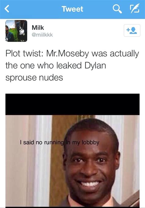 It Was Actually Moseby That Leaked Dylan Sprouse S Nudes Teenagers