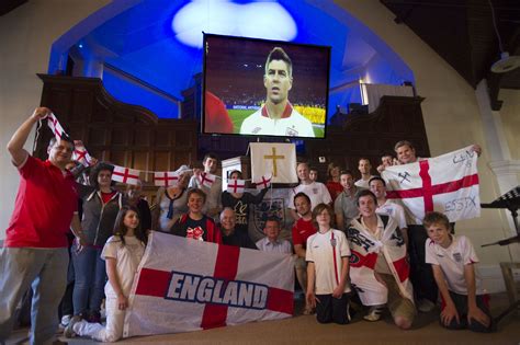 Great Atmosphere For Church Euro 2012 Big Screen Showings Dispite