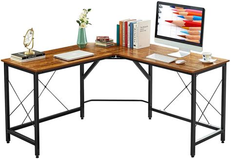 Simple modern, sturdy, and space saving! Mr IRONSTONE L-Shaped Desk 59" Computer Corner Desk, Home Gaming Desk, Office Writing ...