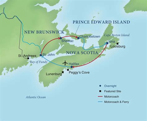 Map Of Maritime Canada Secretmuseum