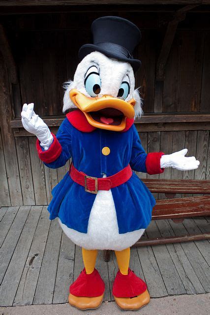 Meeting Scrooge Mcduck Scrooge Mcduck Disney Ducktales Disneyland