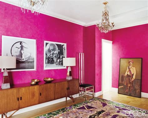 45 designer approved ideas to transform a blank wall hot pink walls home interior design