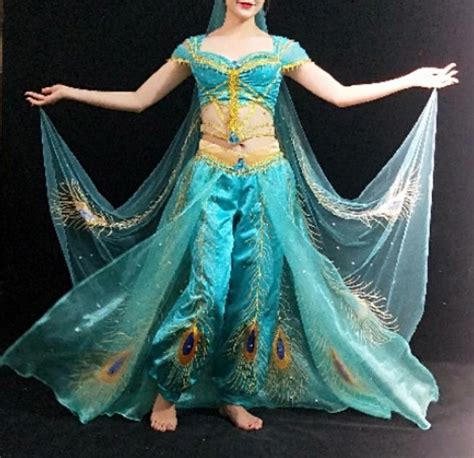 Princess Jasmine Costume Jasmine Dress Aladdin 2019 Live Action Outfits Adults Specialty