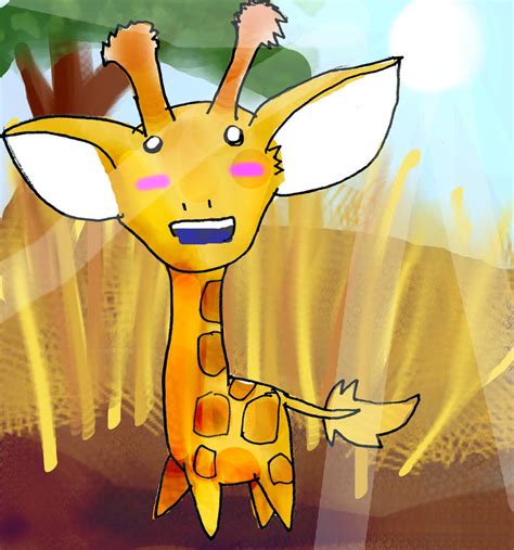 Chibi Giraffe By Drakon The Demon On Deviantart