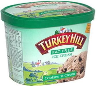 Turkey Hill Cookies N Cream Fat Free Ice Cream 0 5 Gl Nutrition