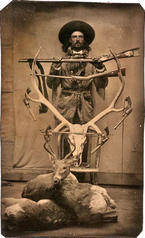 American Mountain Man Circa 1880s Old West Outlaws Buffalo Bill