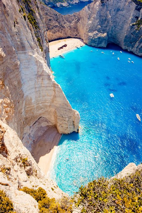 Navagio Beach With Shipwreck On Zakynthos Island In Greece Stock Image My Xxx Hot Girl
