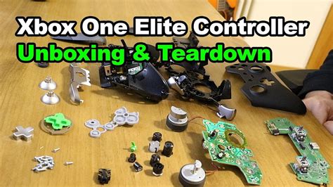 Unboxing Xbox One Elite Controller Disassembly Teardown Repair Fix