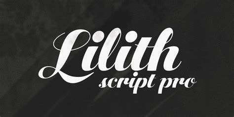 Lilith Script Pro Font Fontspring