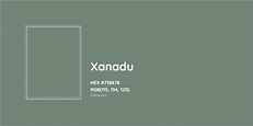 About Xanadu - Color meaning, codes, similar colors and paints ...