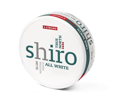 Nikotinové Sáčky Shiro All White True North Nicomania