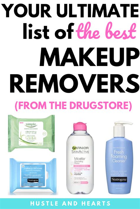 The Best Drugstore Makeup Remover For All Skin Types Hustle And Hearts Drugstore Makeup