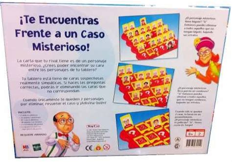 Reglas e instrucciones del parchís ¿cómo jugar? Juego De Mesa Adivina Quien Es De Hasbro - Bs. 15,00 en ...