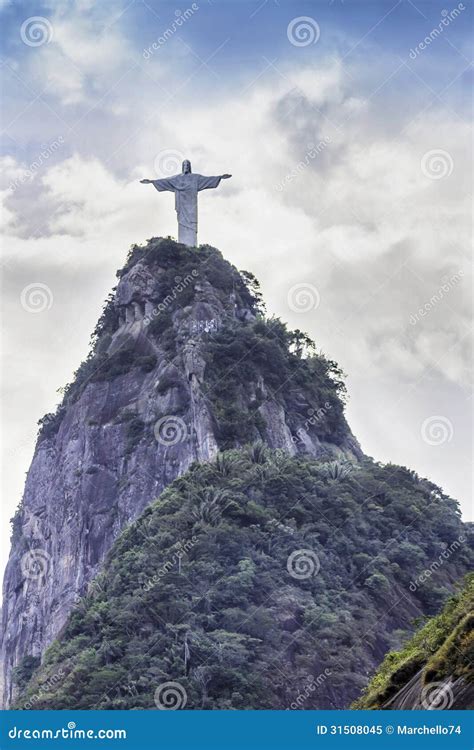 Christ The Redeemer In Rio De Janeiro Editorial Image Image Of