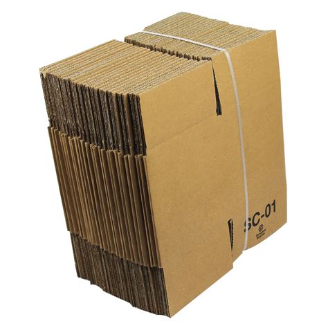 Single Wall Corrugated Dispatch Cartons 127x127x127mm Brown 25 Pack Sc 01
