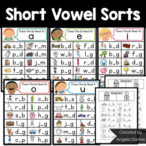 Short Vowel Cvc Words